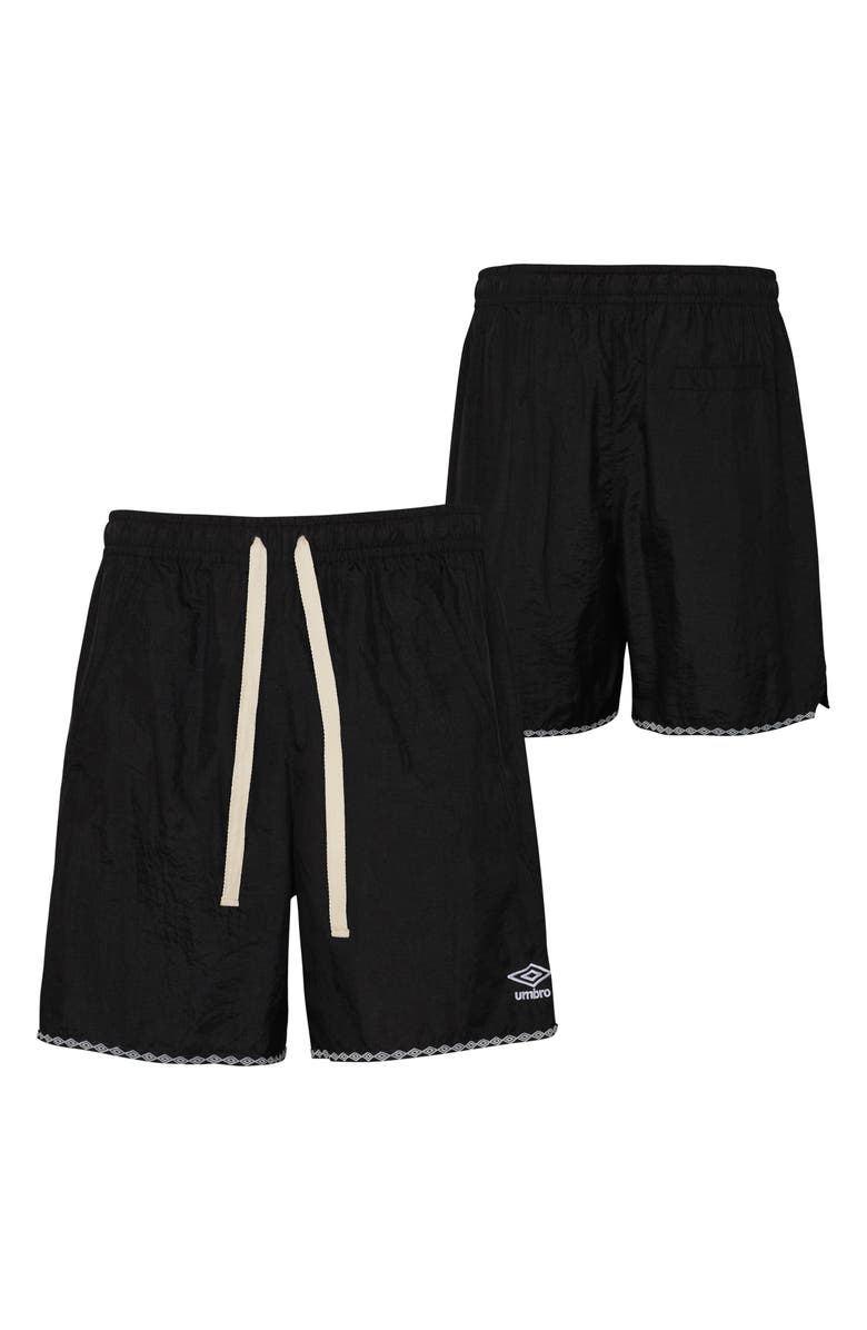 Umbro Solid Crinkle Nylon Shorts, Alternate, color,