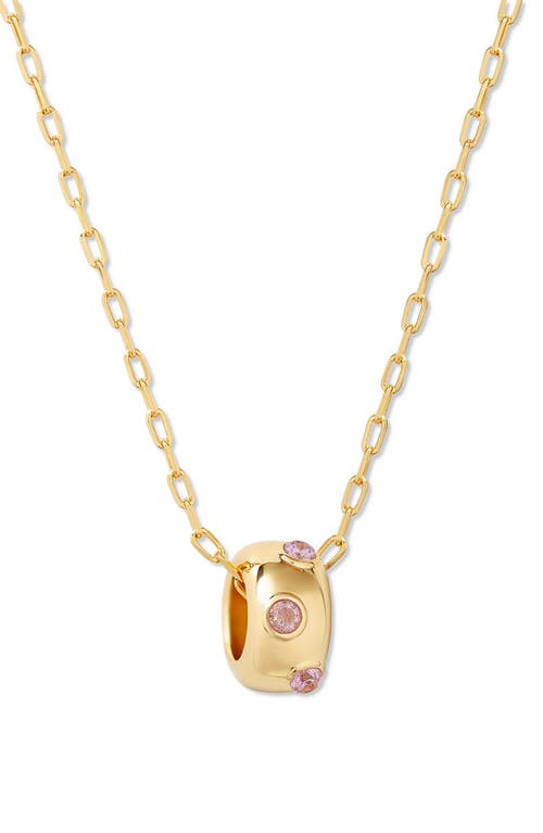 Brook & York Brook And York Kate Birthstone Pendant Necklace In Gold - October