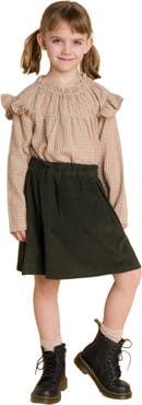 Beet World Girls Block Pleats Brooklyn Skirt