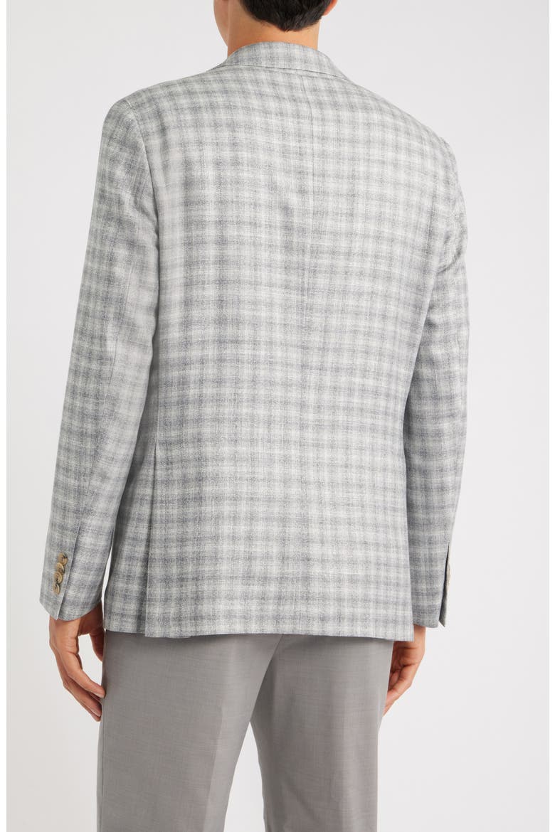 Midland Windowpane Sport Coat, Alternate, color, LIGHT GREY