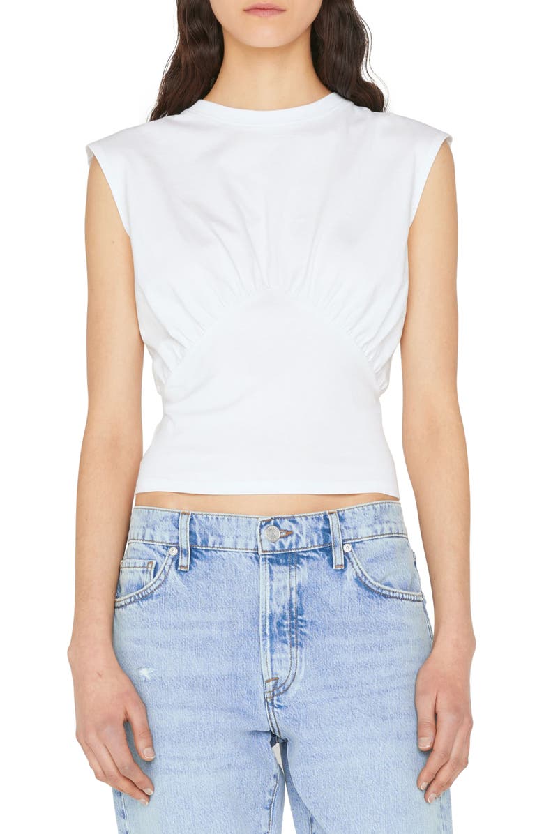 FRAME Empire Organic Cotton Top, Main, color,