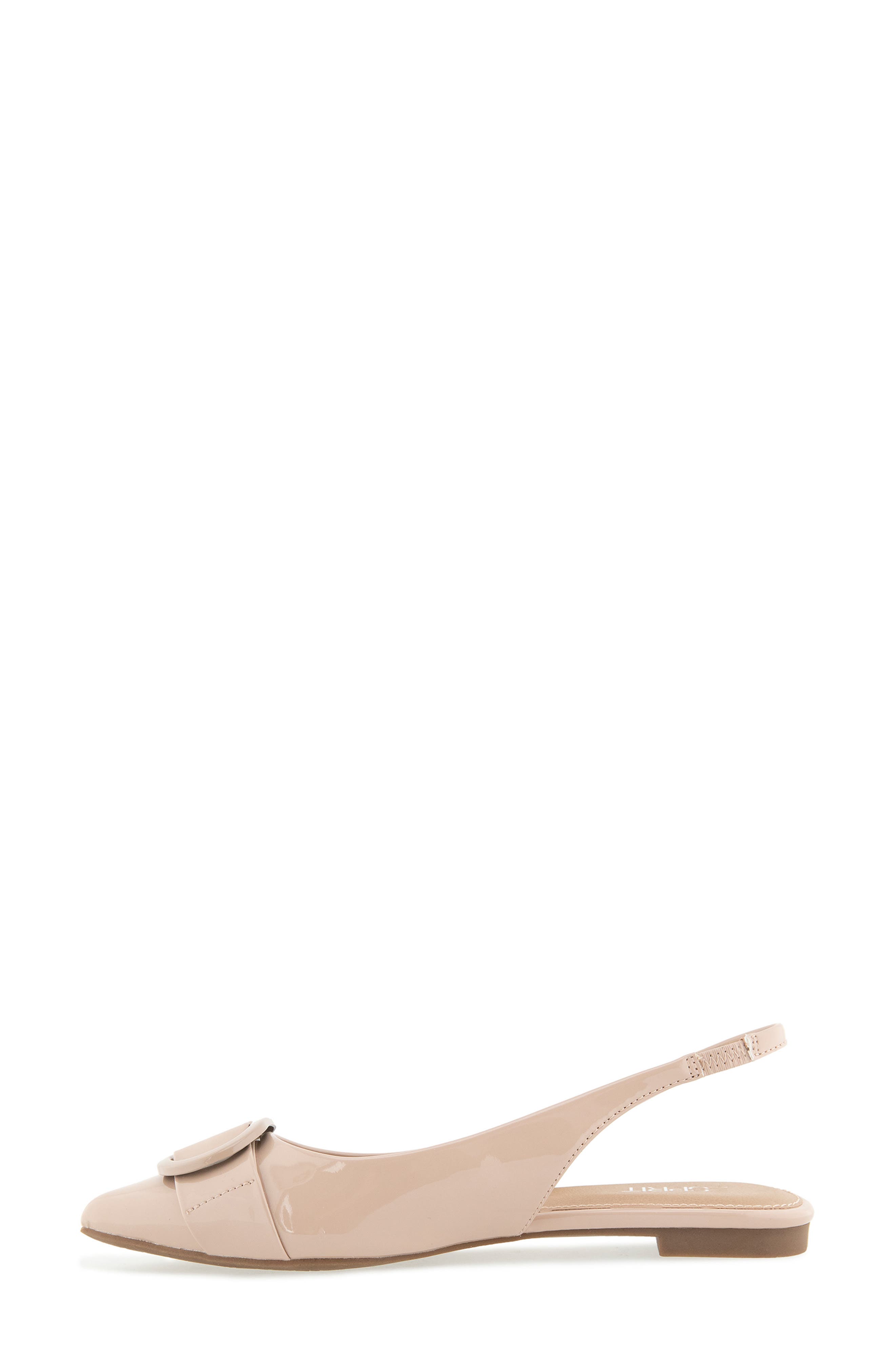 Esprit Preslee Slingback Flat, Alternate, color, Beige Patent