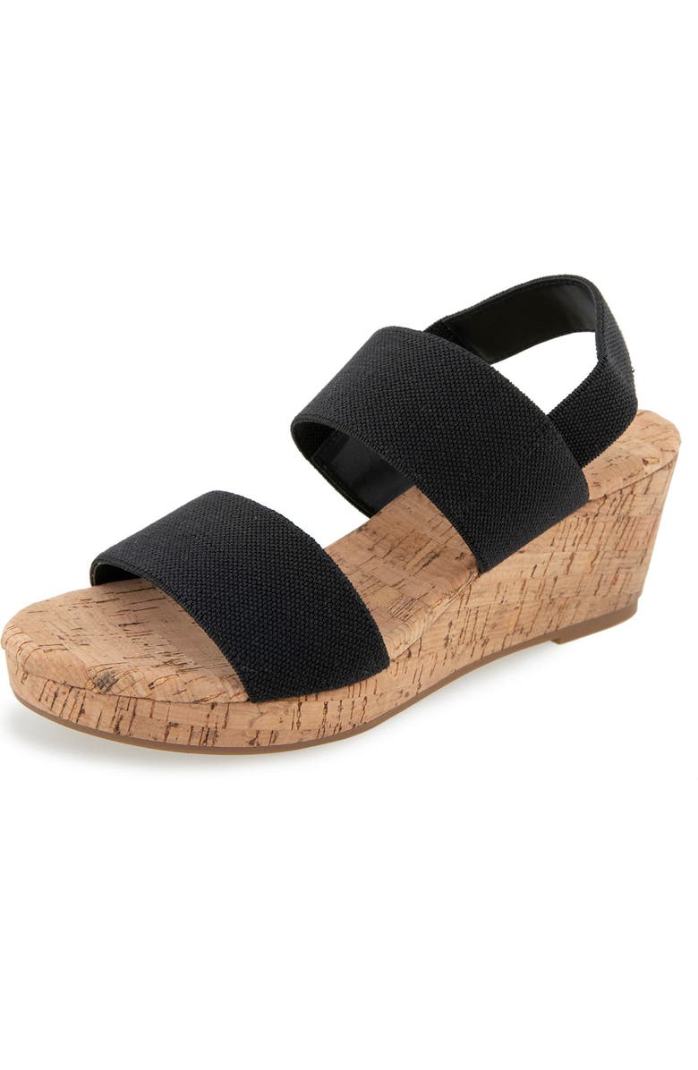 Kensie Jakura Slingback Sandal, Alternate, color, Black