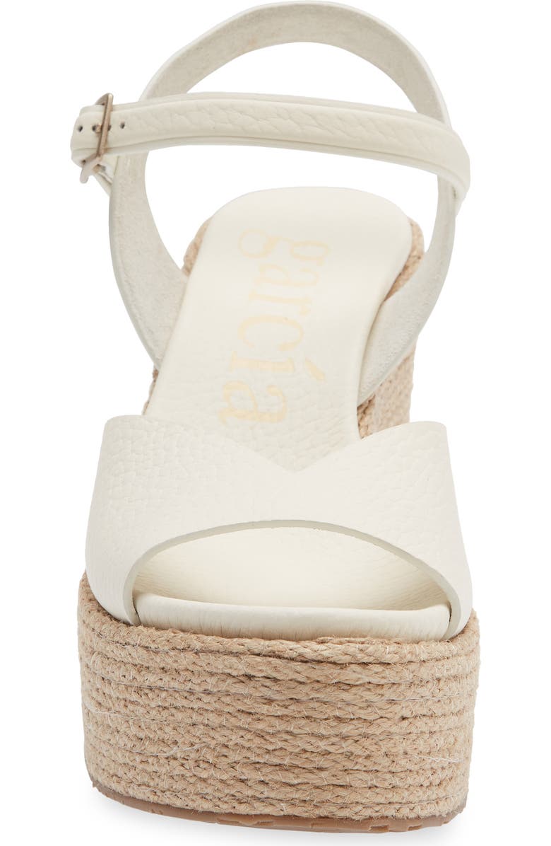 Pedro Garcia Doina Ankle Strap Platform Sandal, Alternate, color, Creme Cervo