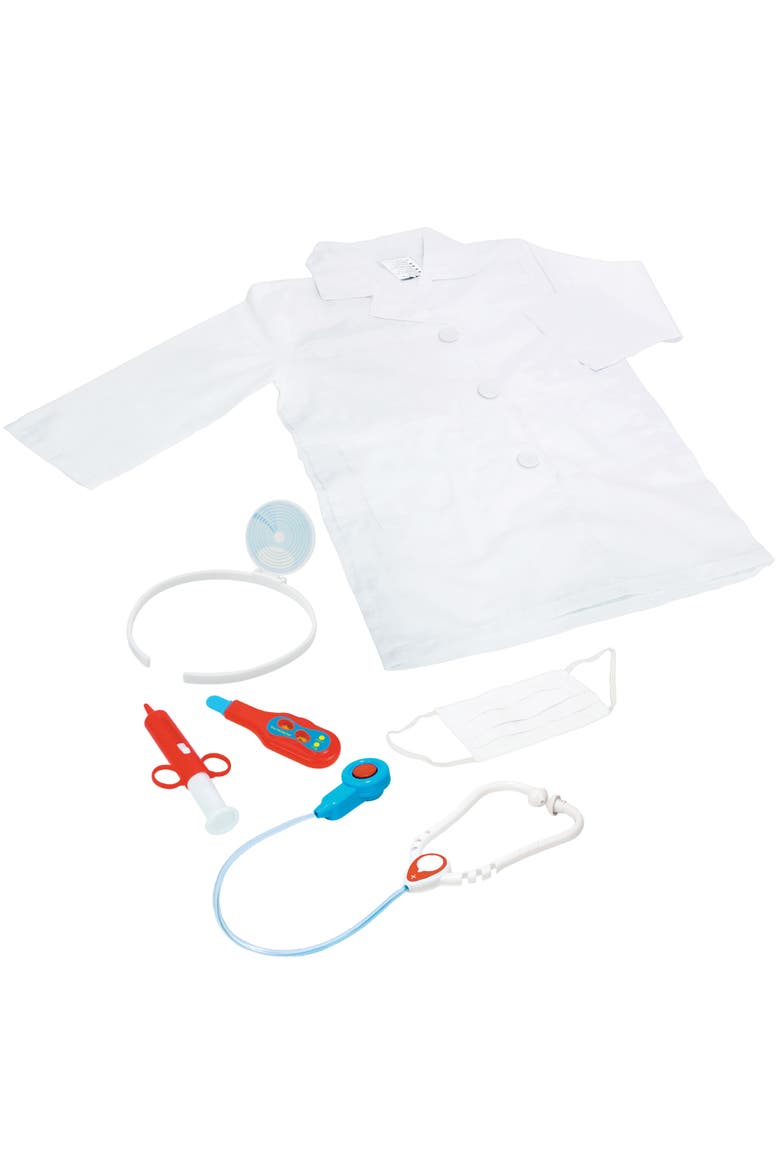 Doctor Roleplay 6 Piece Costume Set, Main, color, White