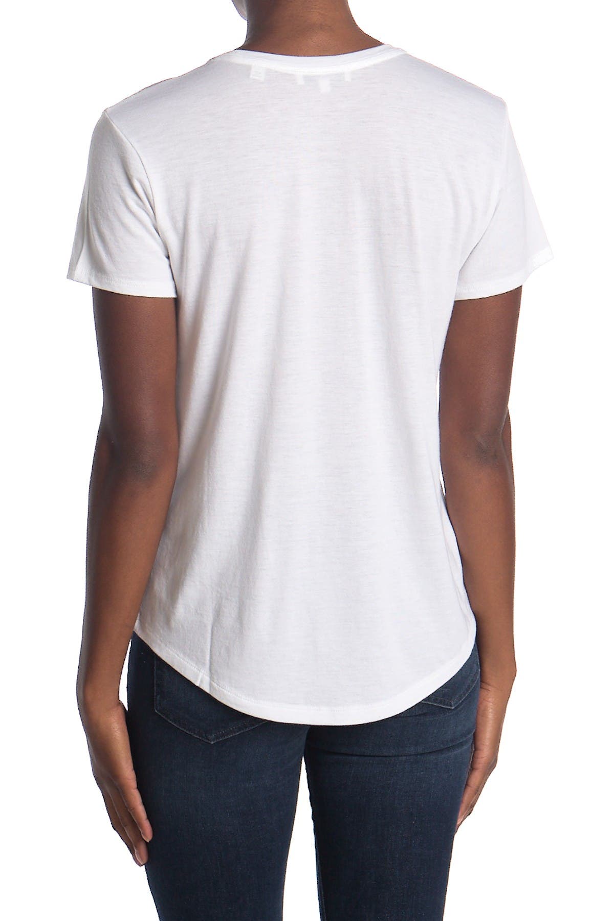 Crew Neck Shirttail T-Shirt - image 4