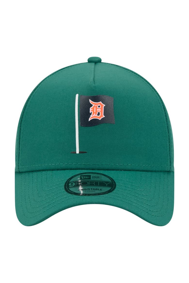 Men's New Era  Green Detroit Tigers Pin Seeker 9FORTY A-Frame Adjustable Hat, Alternate, color, Green