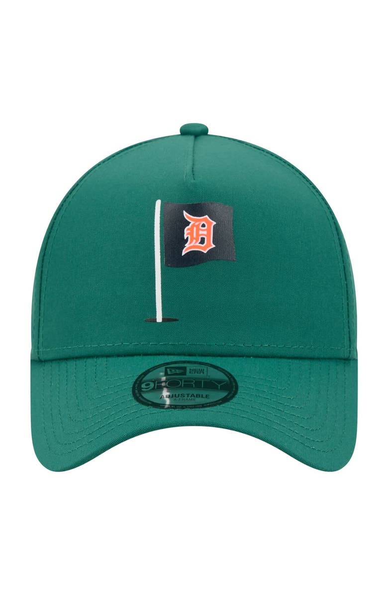 New Era Men's New Era Green Detroit Tigers Pin Seeker 9FORTY A-Frame Adjustable Hat, Alternate, color, Green