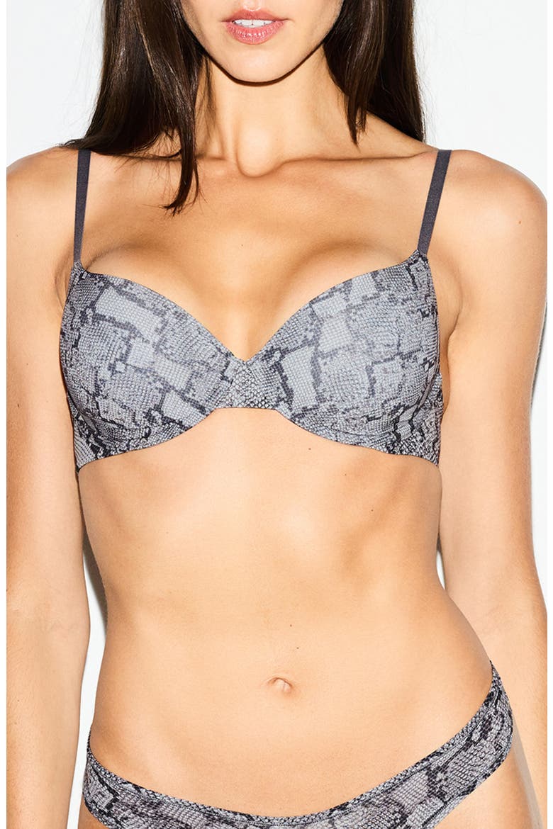 Fits Everybody T-Shirt Bra, Main, color, SHADOW SNAKE PRINT