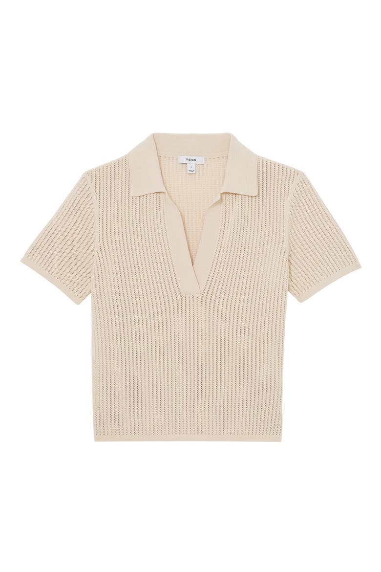Pippa Knit Polo, Alternate, color, IVORY