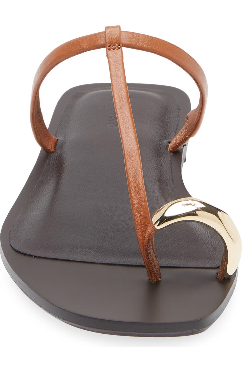 Madewell Toe Loop Sandal, Alternate, color, Burnt Sienna