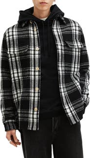 AllSaints Imber Relaxed Fit Check Overshirt