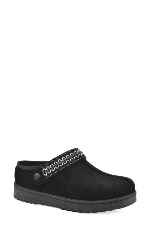 Incast Faux Shearling Lined Clog Slipper