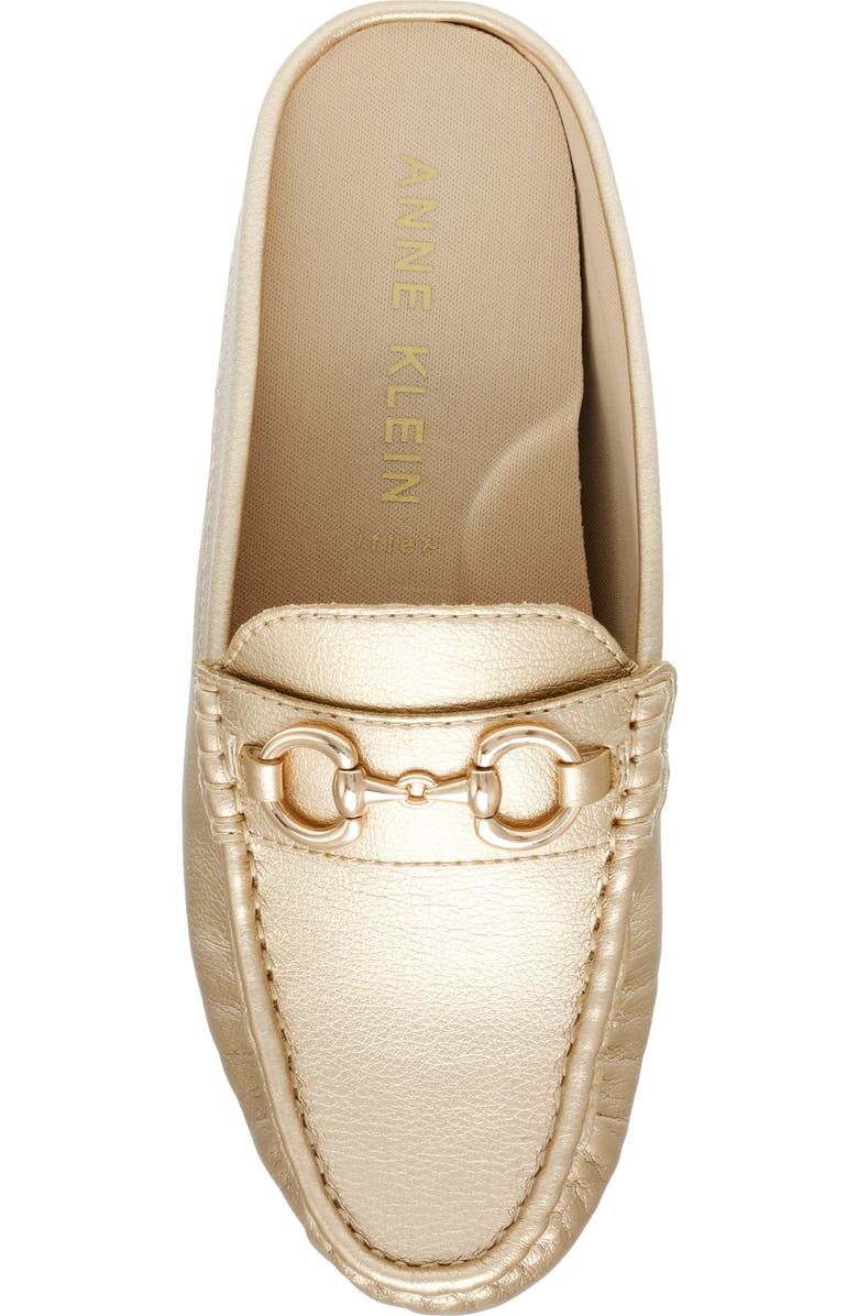 Anne Klein Centric Loafer Mule, Alternate, color, Gold Tumbled