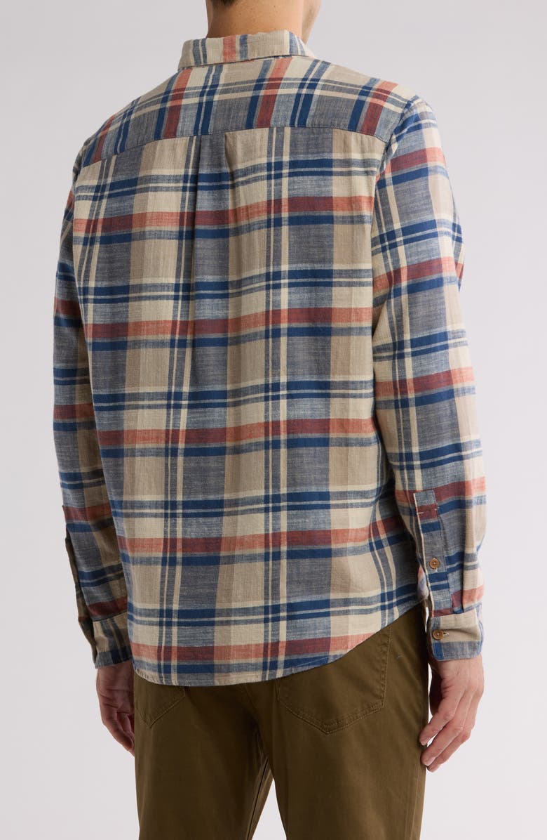 Lucky Brand San Gabriel Plaid Button-Up Shirt, Alternate, color, Natural Multi Plaid