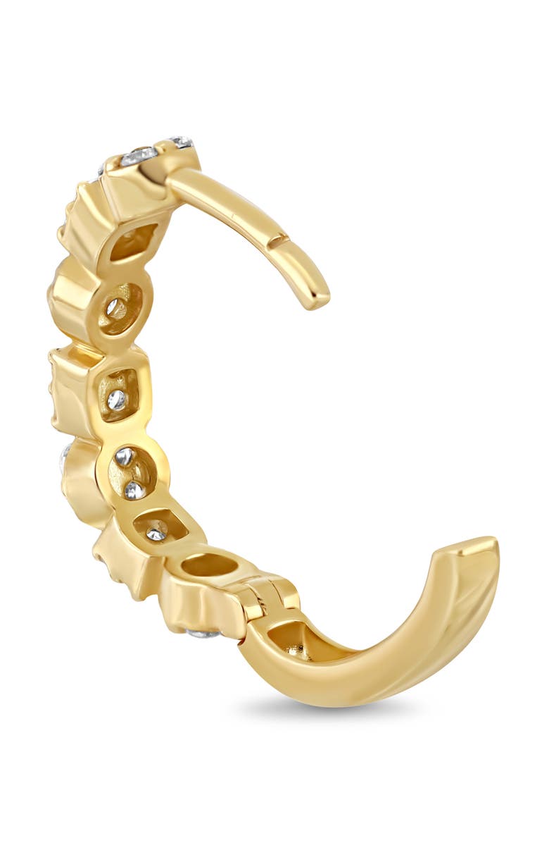 Bony Levy Maya 18K Yellow Gold Diamond Hoop Earrings, Alternate, color, 18K Yellow Gold