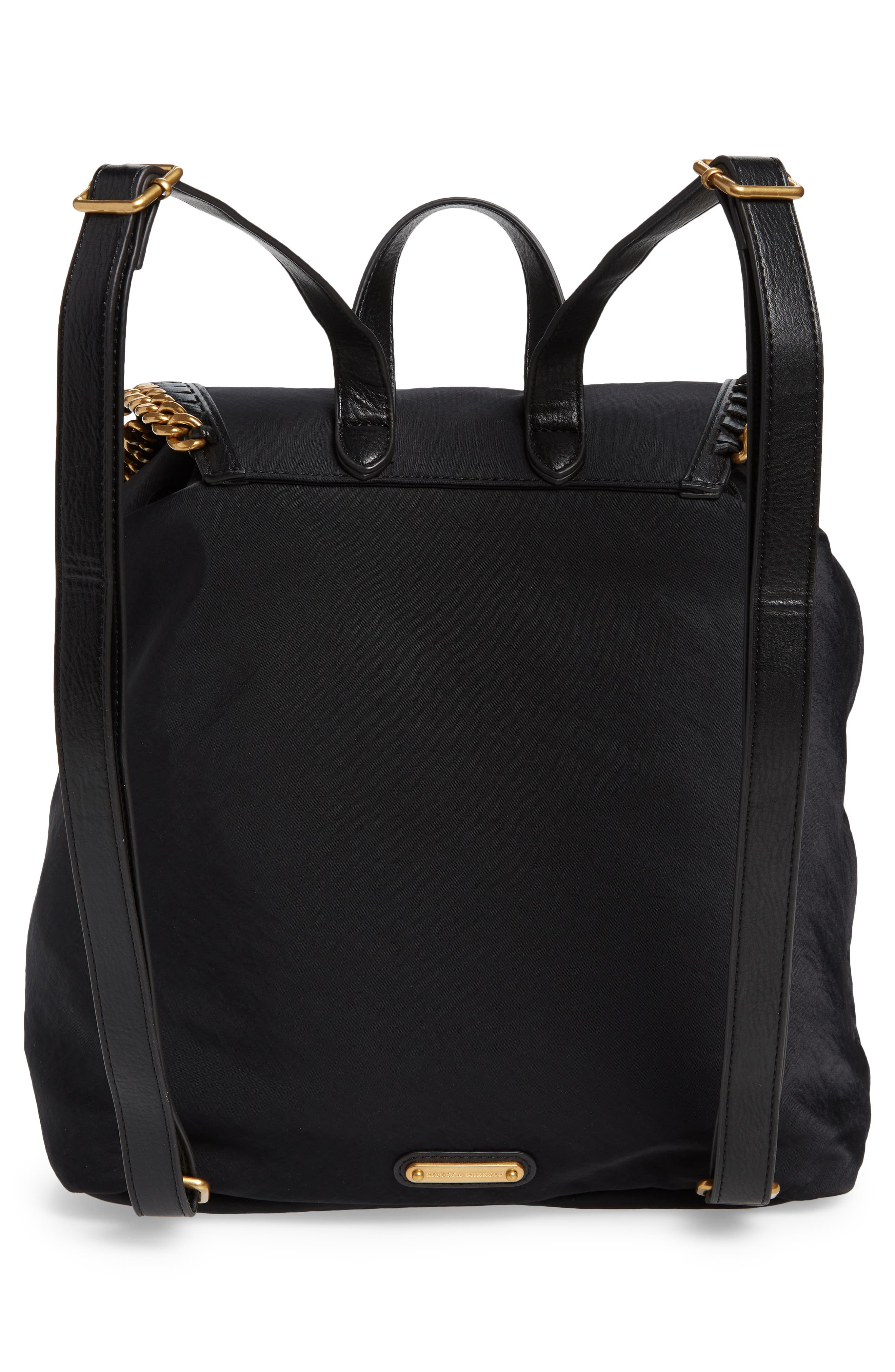 Rebecca Minkoff Woven Chain Backpack, Alternate, color, 