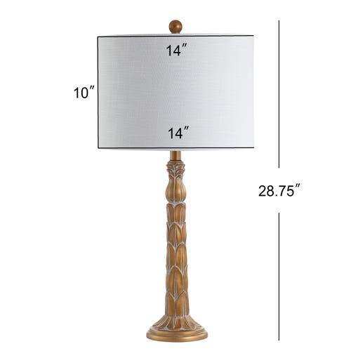 Jonathan Y 28.7in Bianche Gold Table Lamp In Antique Gold