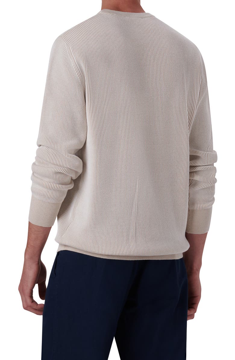 Bugatchi Cotton Rib Sweater, Alternate, color,