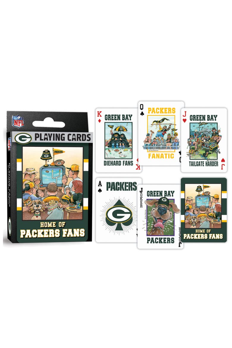 Green Bay Packers Fan Deck Playing Cards, Alternate, color, Multicolor