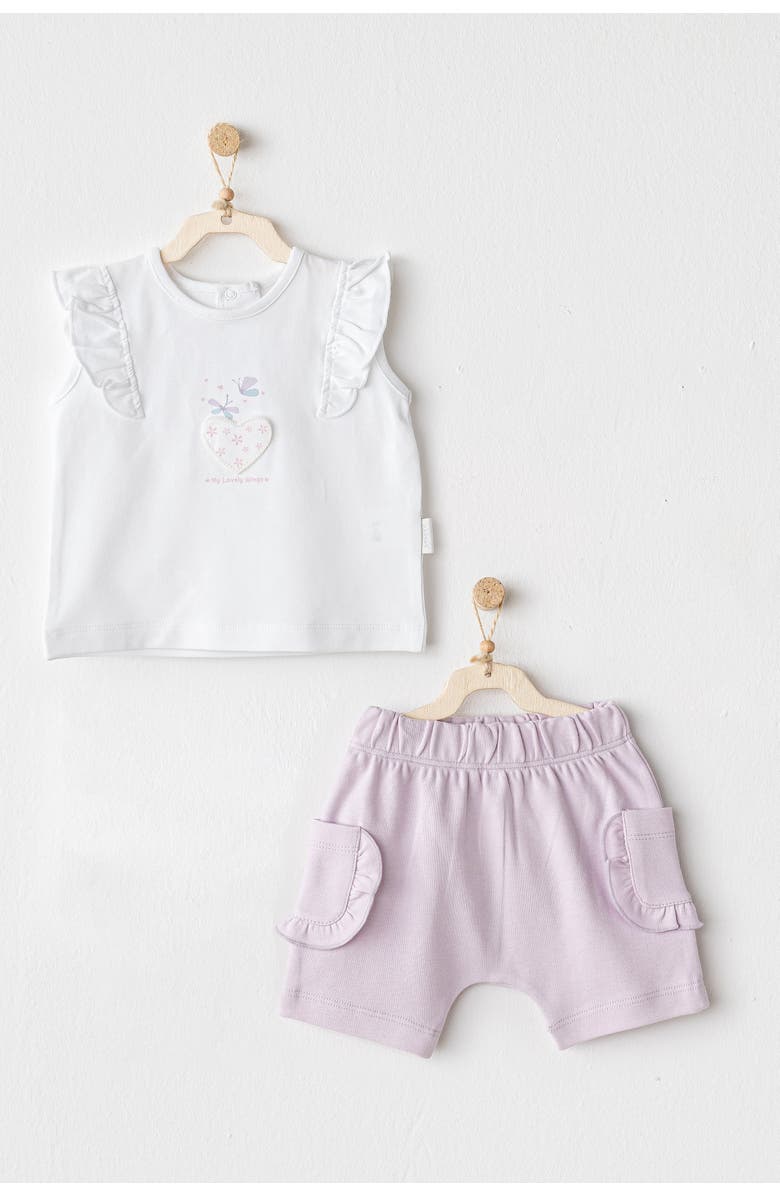 Andy Wawa Butterfly Shorts Set, Alternate, color, 