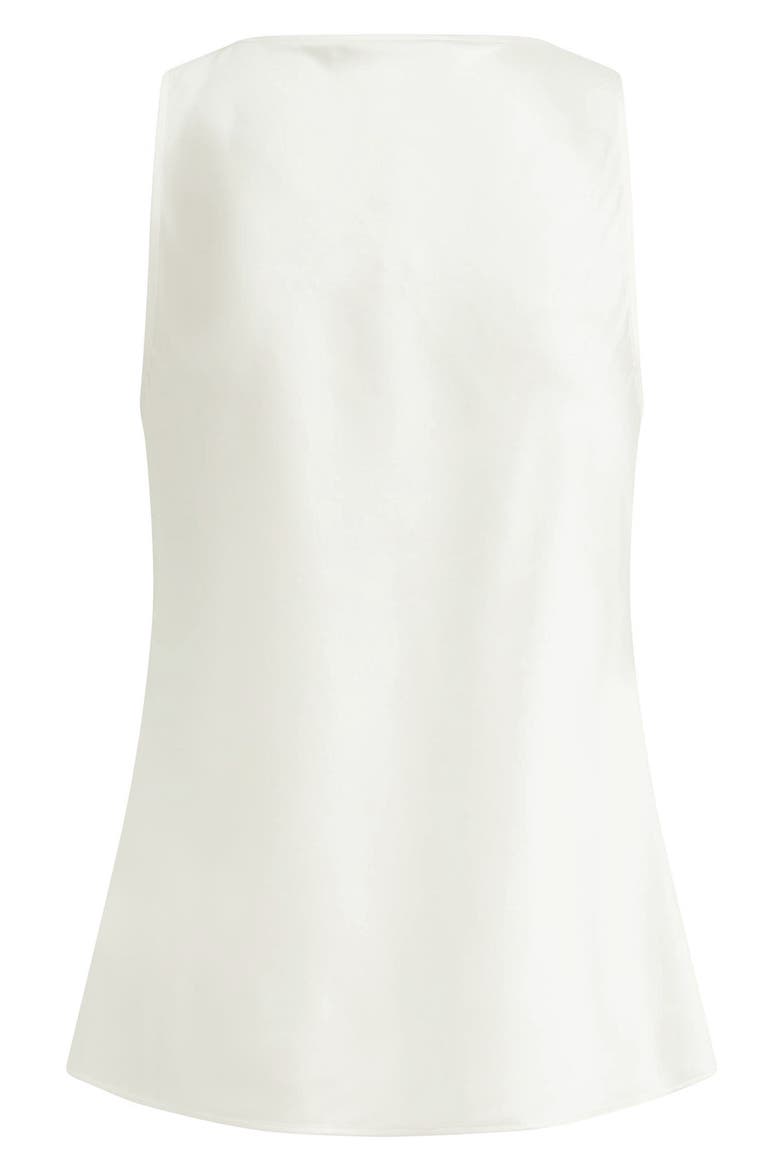 The Clean Cut Silk Blend Tank, Alternate, color, IVORY