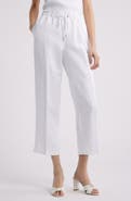 Anne Klein Linen Blend Drawstring Pants
