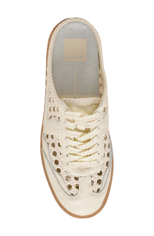 Dolce Vita Notice Slide Woven Sneakers Off White Woven Stella In White