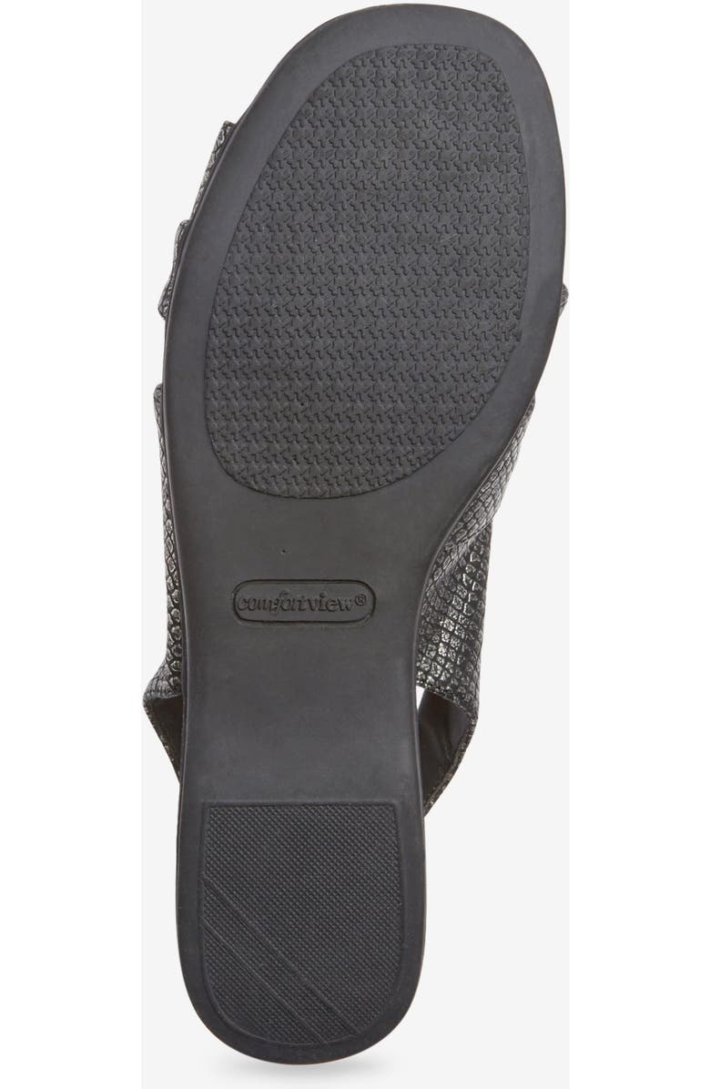 Comfortview The Pearl Sandal, Alternate, color, Black