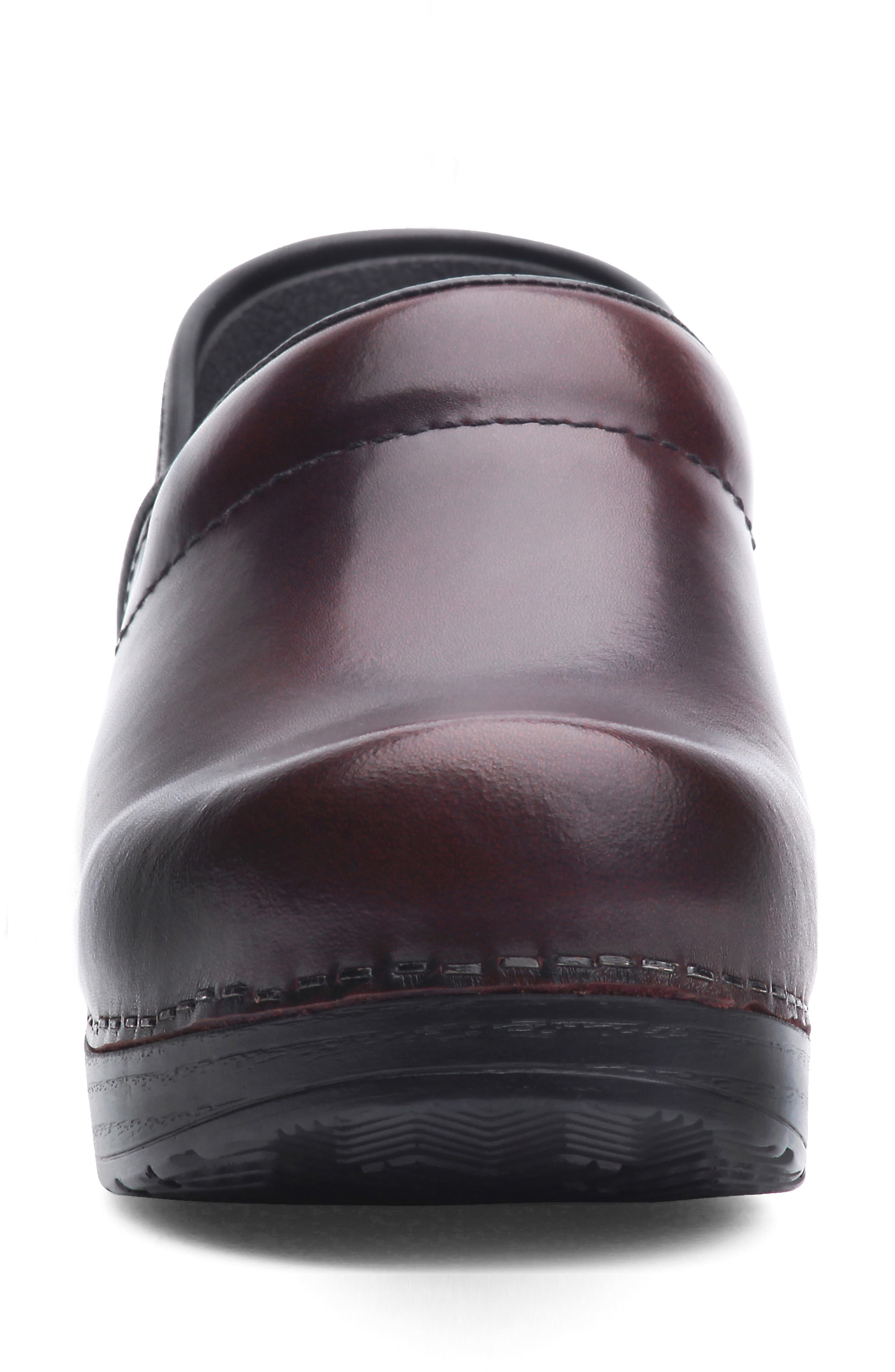 'Professional' Clog, Alternate, color, CORDOVAN/CORDOVAN