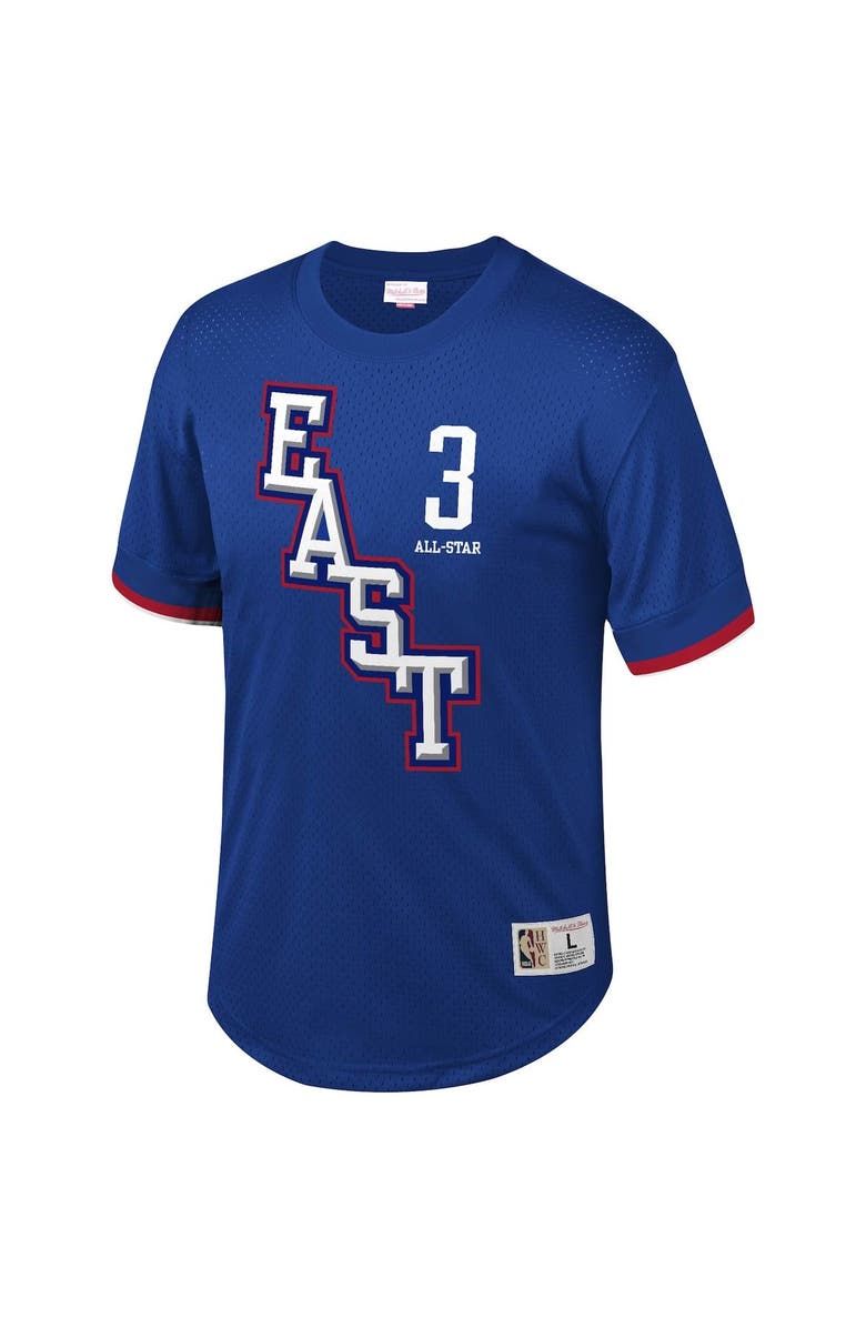 Mitchell & Ness Men's Mitchell & Ness Allen Iverson Royal NBA Mesh T-Shirt, Alternate, color, 