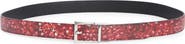 Longchamp Fleur Reversible Leather Belt