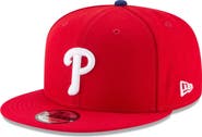 New Era Men's New Era Red Philadelphia Phillies Team Color 9FIFTY Snapback Hat