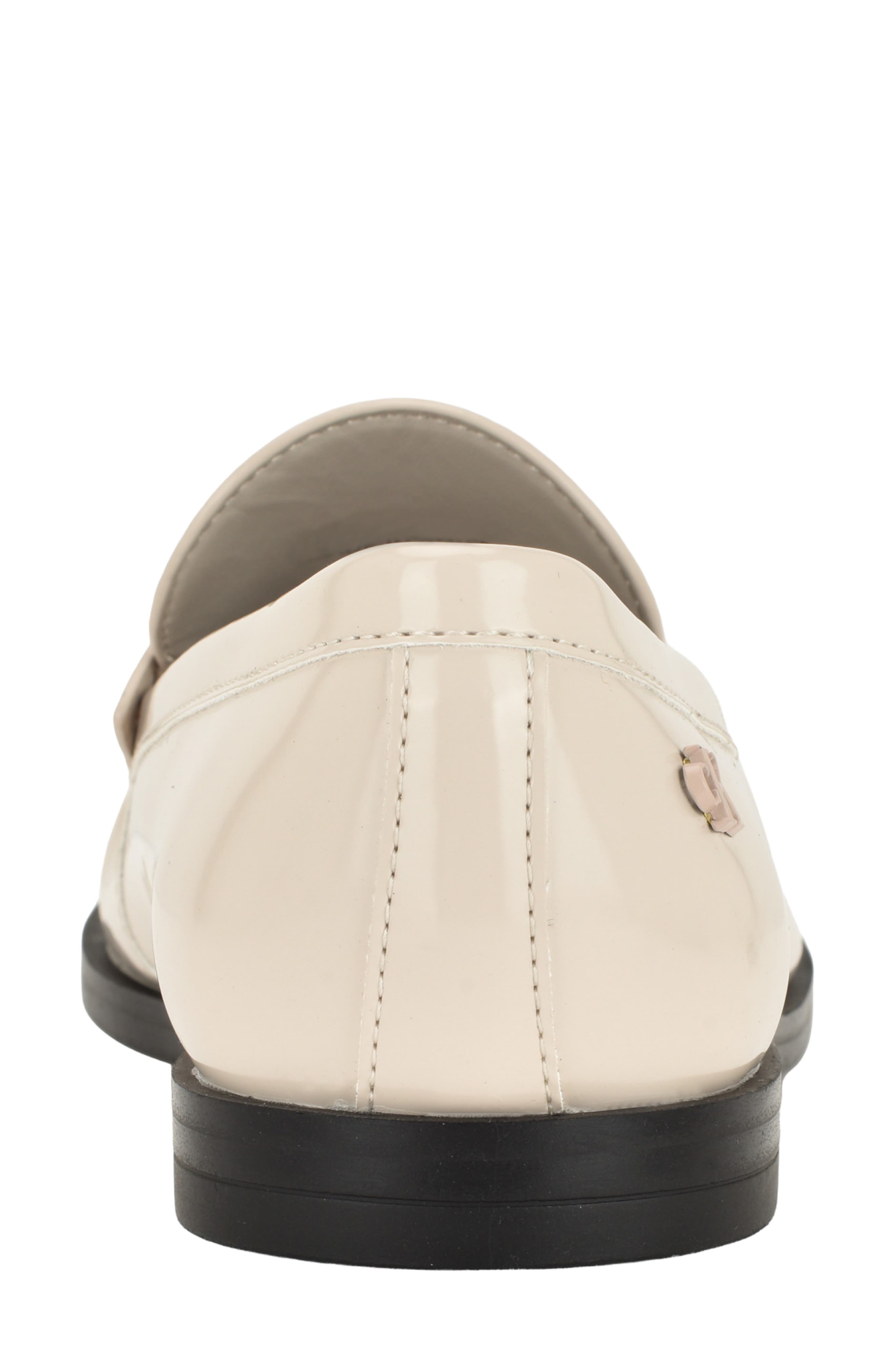 Mirella Faux Leather Loafer, Alternate, color, IVORY 150