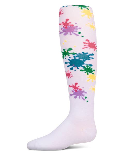Splatter Paint Opaque Stretch Tights
