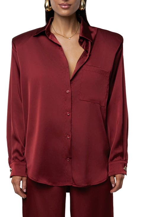 Island Ease Satin Shirt