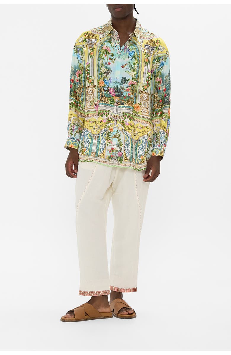 Camilla Long Sleeve Oversized Shirt Tales Of Topkapi Palace, Alternate, color, 