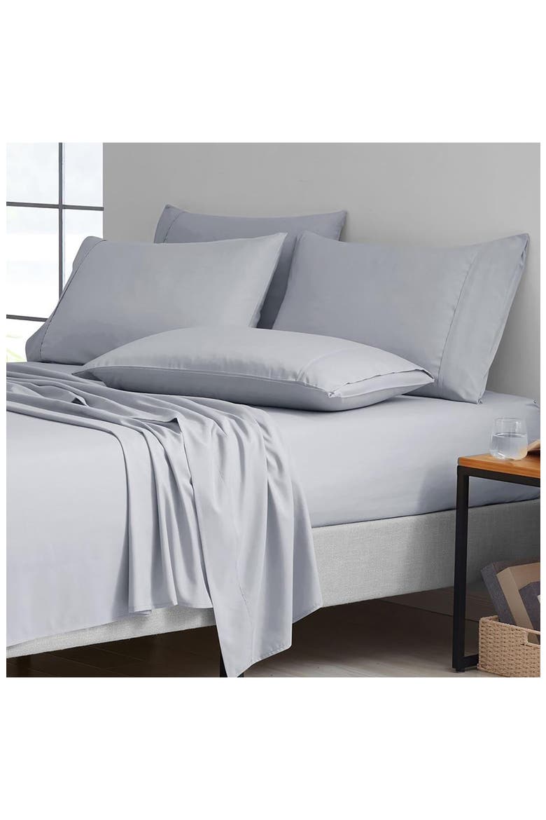 2000 Thread Count 6-Piece Sheet Set, Alternate, color, SILVER GREY