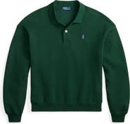 Polo Ralph Lauren Cotton Blend Fleece Polo Sweatshirt