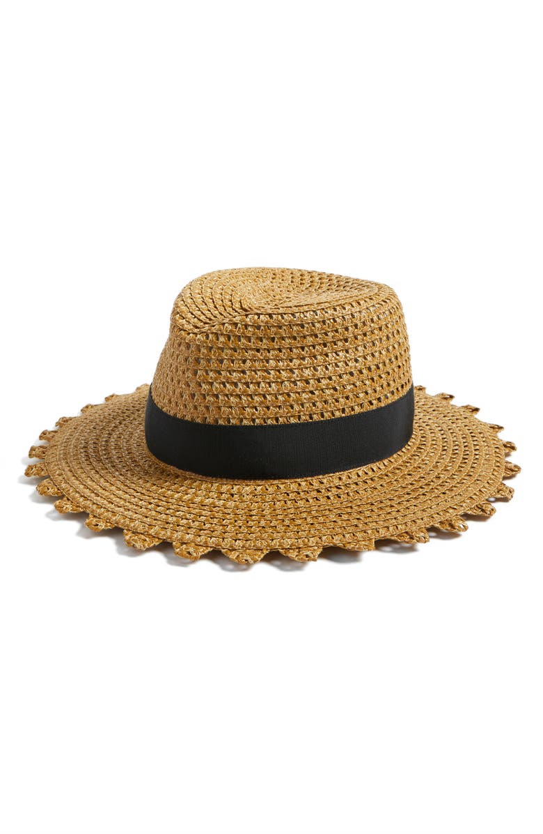 Eric Javits Cannes Squishee<sup>®</sup> Straw Hat, Main, color, 