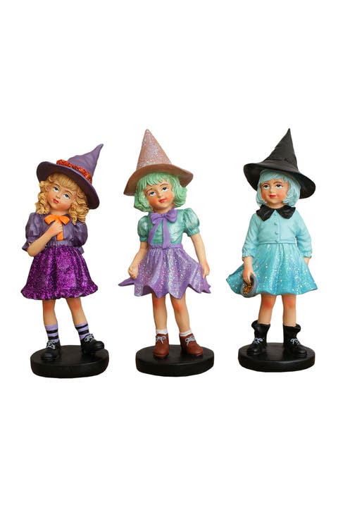 Victorian Witch Sisters 3-piece Figurine Set