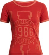 GOLDEN HOUR Champs Cotton Graphic T-Shirt