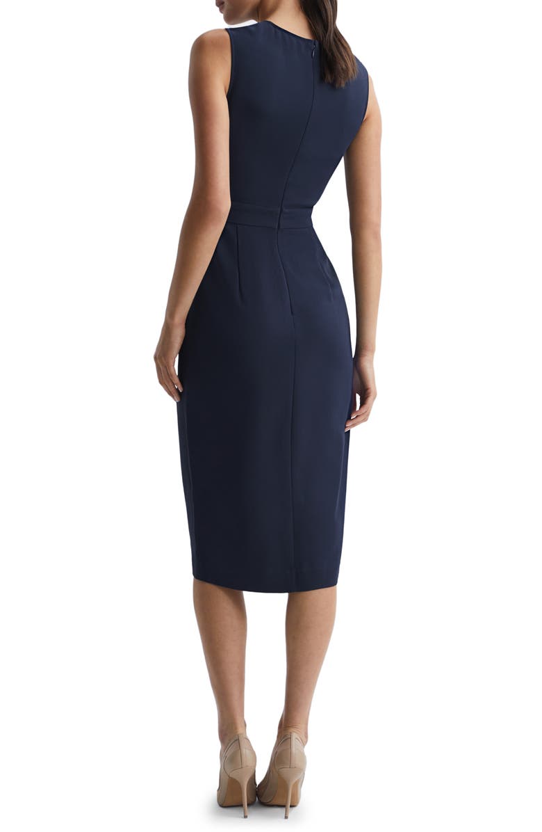 Reiss Layla Gathered Waist Midi Dress, Alternate, color,
