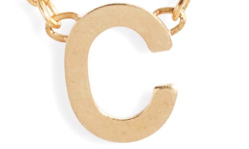 Set & Stones Cheyenne Initial Pendant Necklace