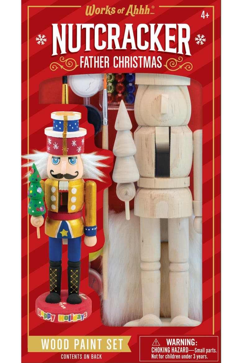 Nutcracker Father Christmas Craft Kit, Main, color, Multicolor