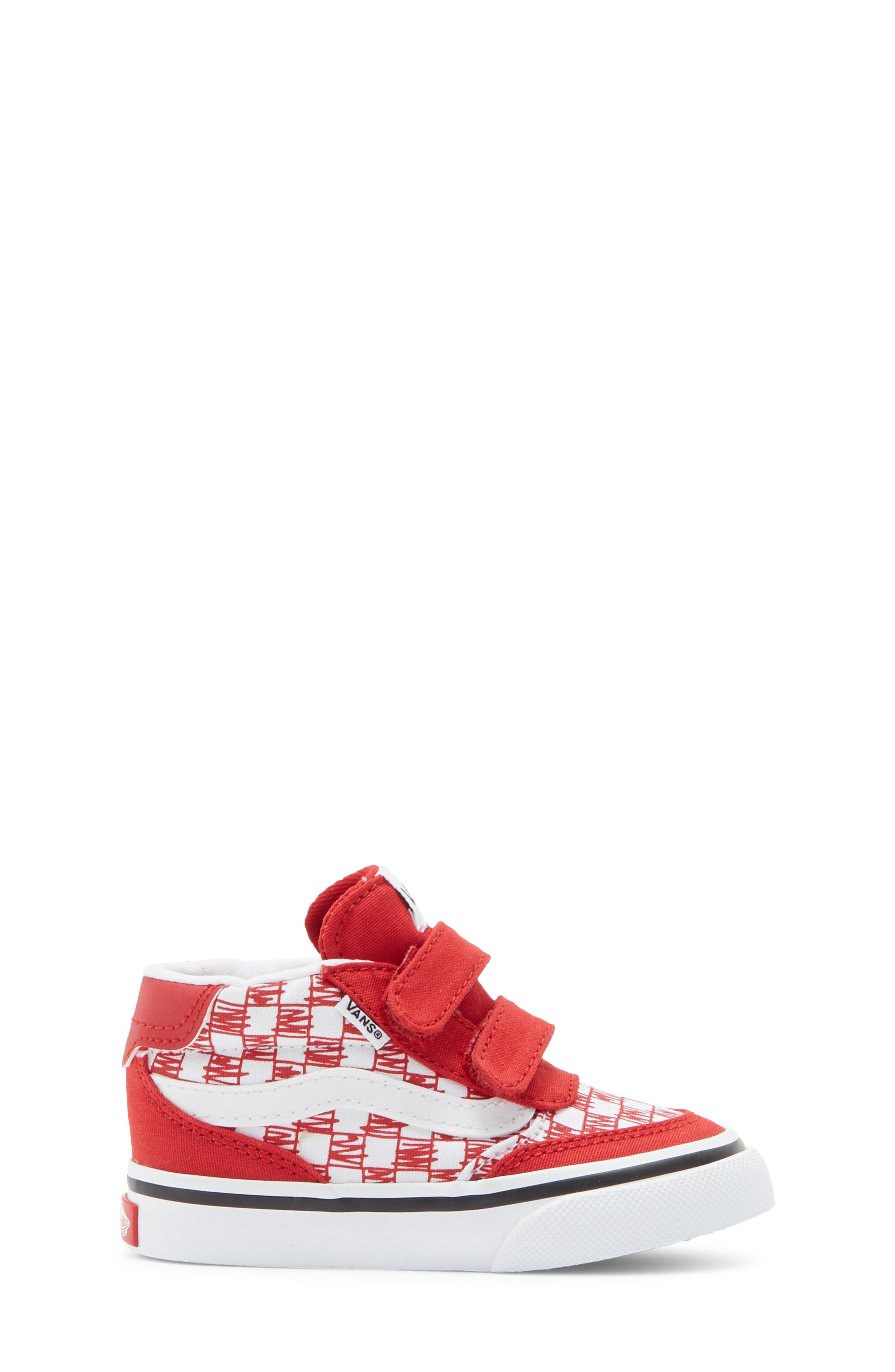 Kids' Brooklyn Mid Sneaker, Alternate, color, SUNSET RUBY