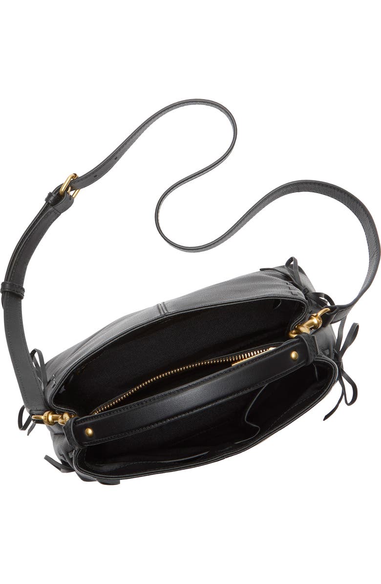 Vince Camuto Sabra Bow Leather Satchel, Alternate, color,