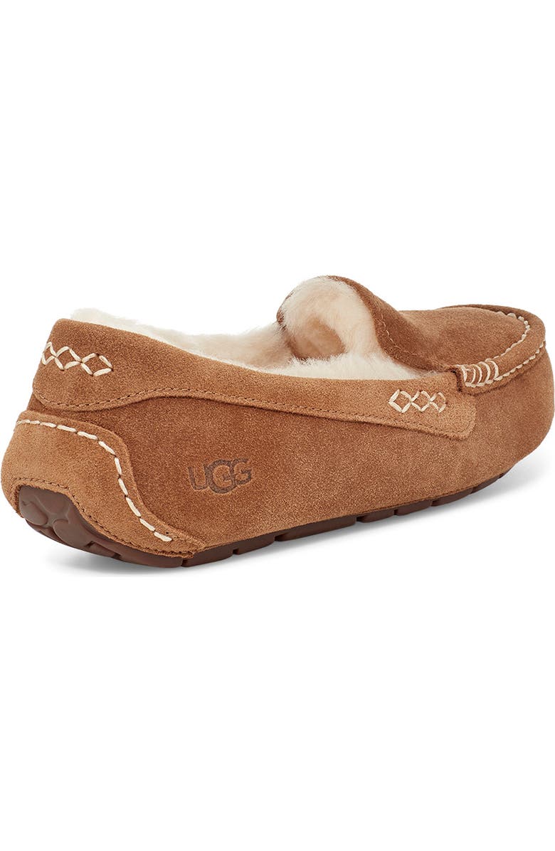 UGG<sup>®</sup> Ansley Water Resistant Slipper, Alternate, color, Chestnut Suede