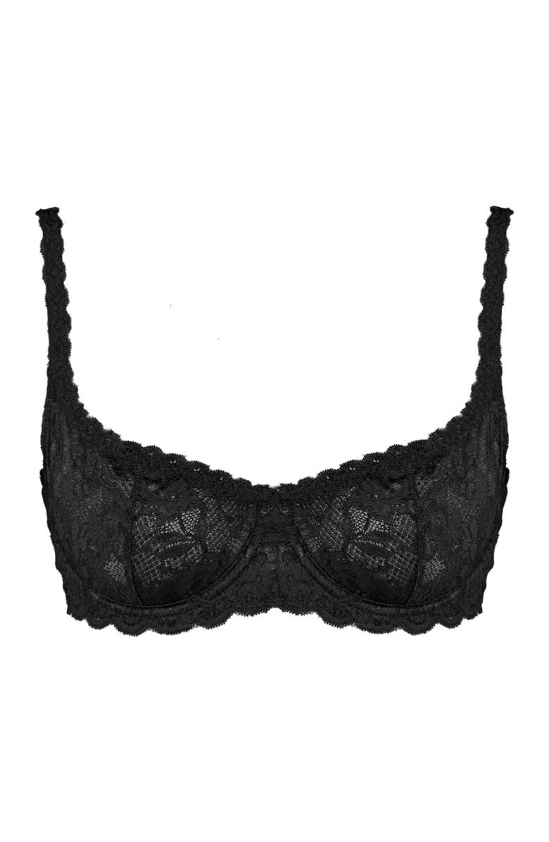 Cosabella Nsn Balconette Bra, Alternate, color, Black
