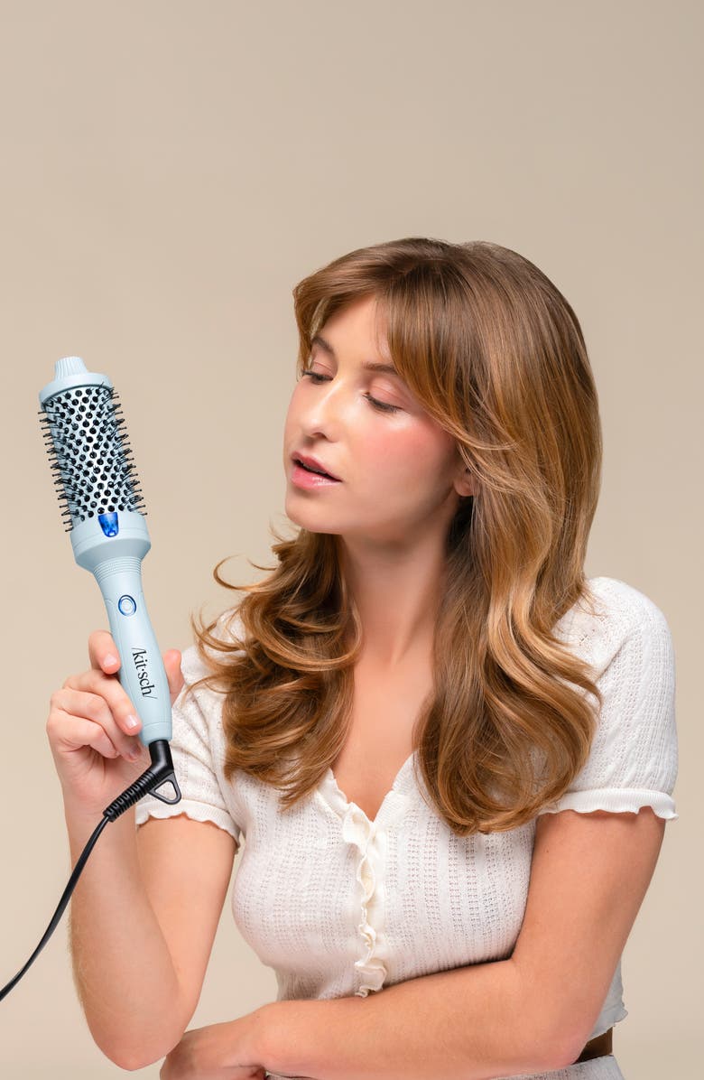 Kitsch Volumizing Thermal Round Brush, Alternate, color, Haze Blue